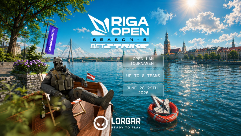 LORGAR Technical Sponsor of Urban Riga Open Season 5 Counter-Strike 2 tournament in Riga